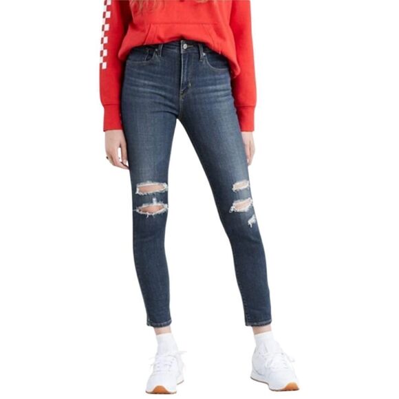 Women's Levi's 721 Skinny High-Rise Ankle Jeans - Picture 1 of 3